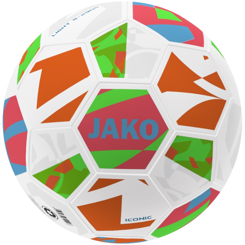 Jako Lightball Iconic weiß-coral-neongün, 350g