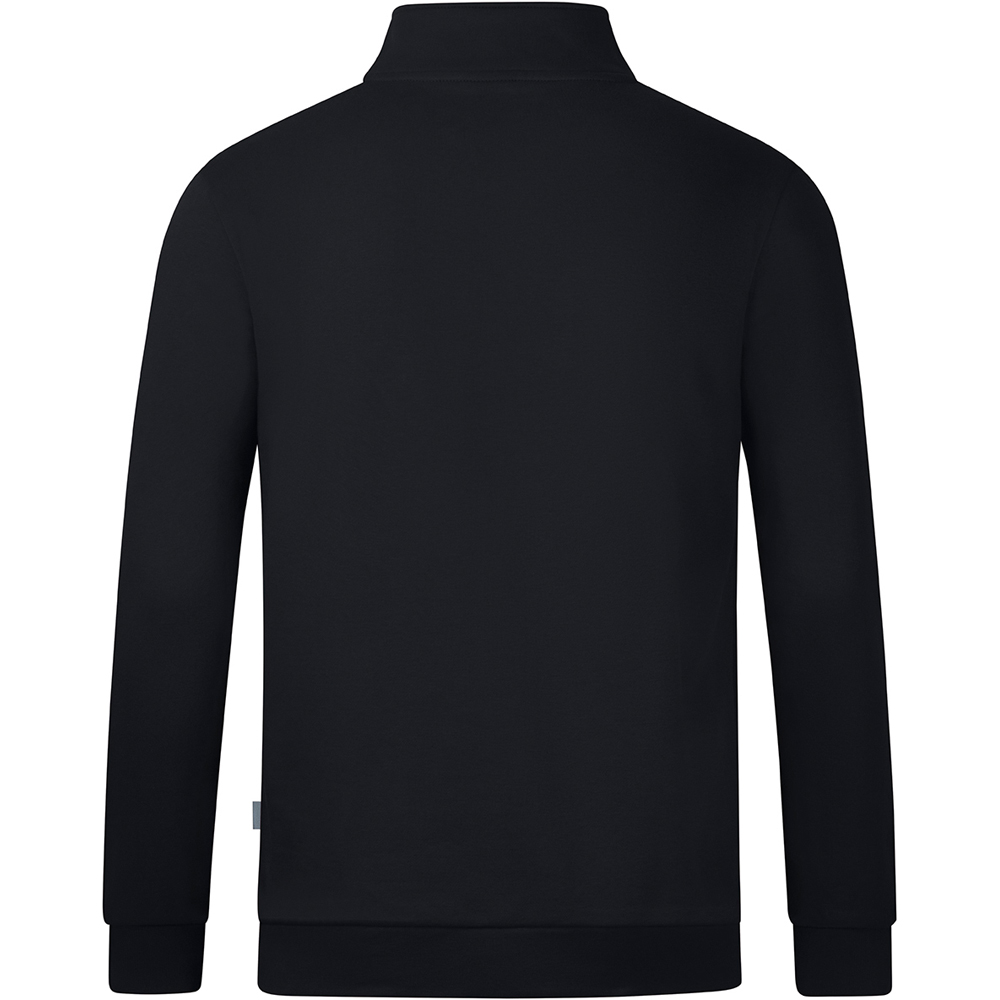 Jako Herren Ziptop Organic schwarz
