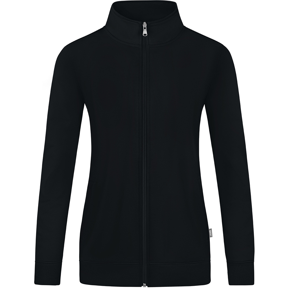Jako Damen Sweatjacke Doubletex schwarz