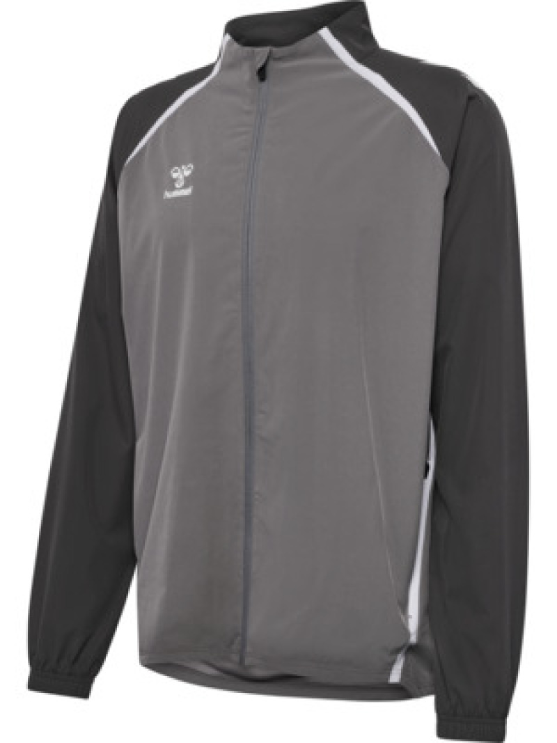 Hummel hmlLEAD 2.0 WOVEN JACKET steel gray/asphalt