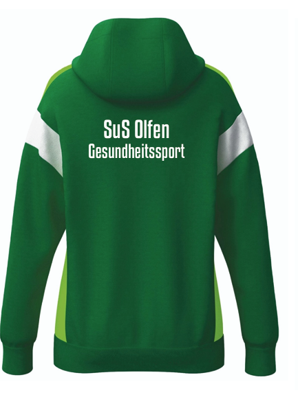 SuS Olfen Trainingsjacke mit Kapuze Celebrate 125 grün Damen