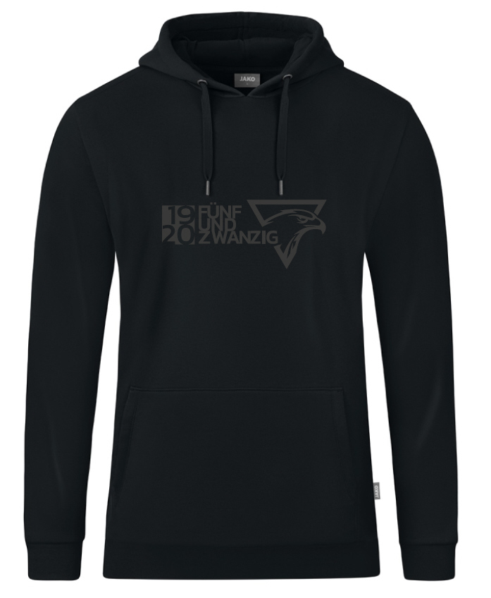 Adler Weseke Kapuzensweat Organic schwarz 1925 Adler