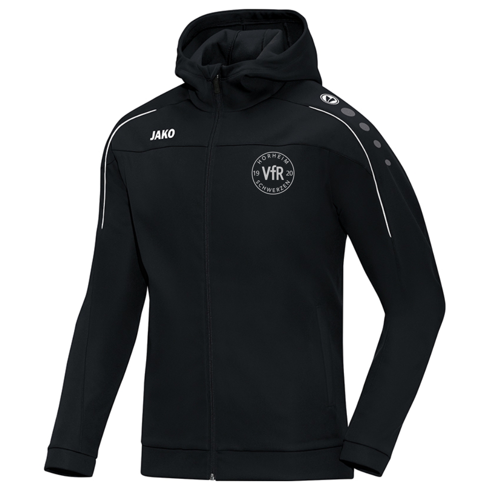 Horheim-Schwerzen Damen Kapuzenjacke Classico schwarz-weiß
