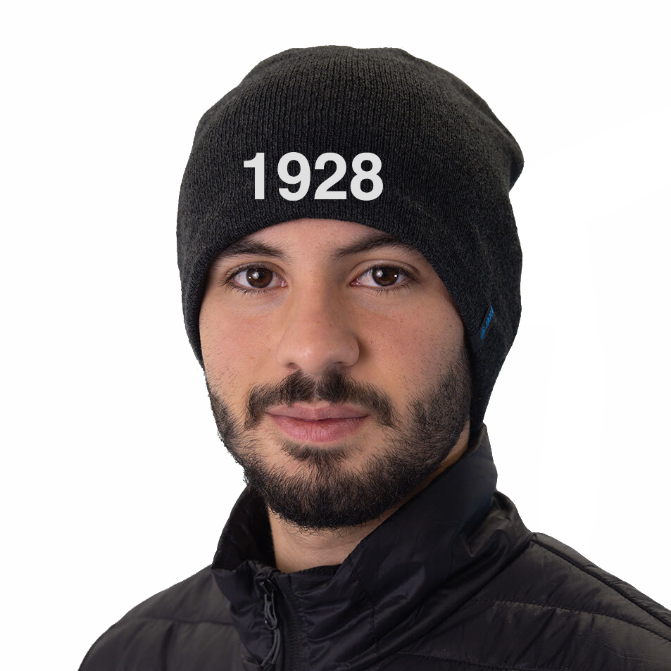 SC Südlohn Fan Strickmütze schwarz meliert
