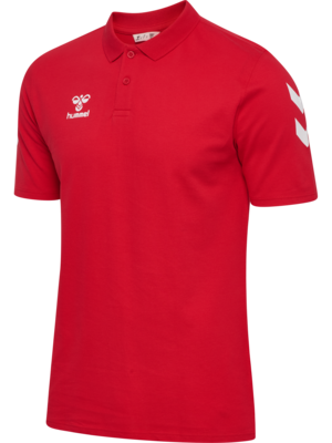 Hummel hmlGO 2.0 Chevron Polo Herren true red