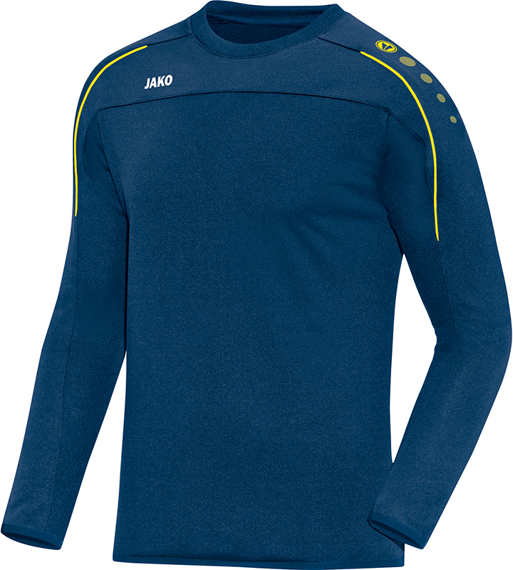 Jako Classico Sweat nightblue-citro