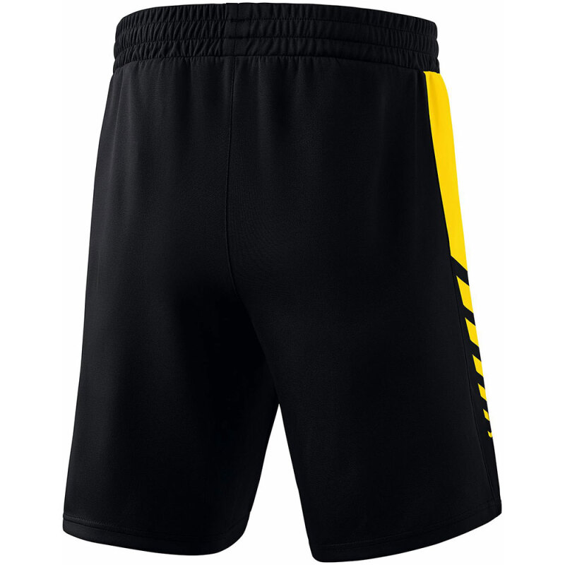Erima Kinder Training Shorts Six Wings schwarz-gelb