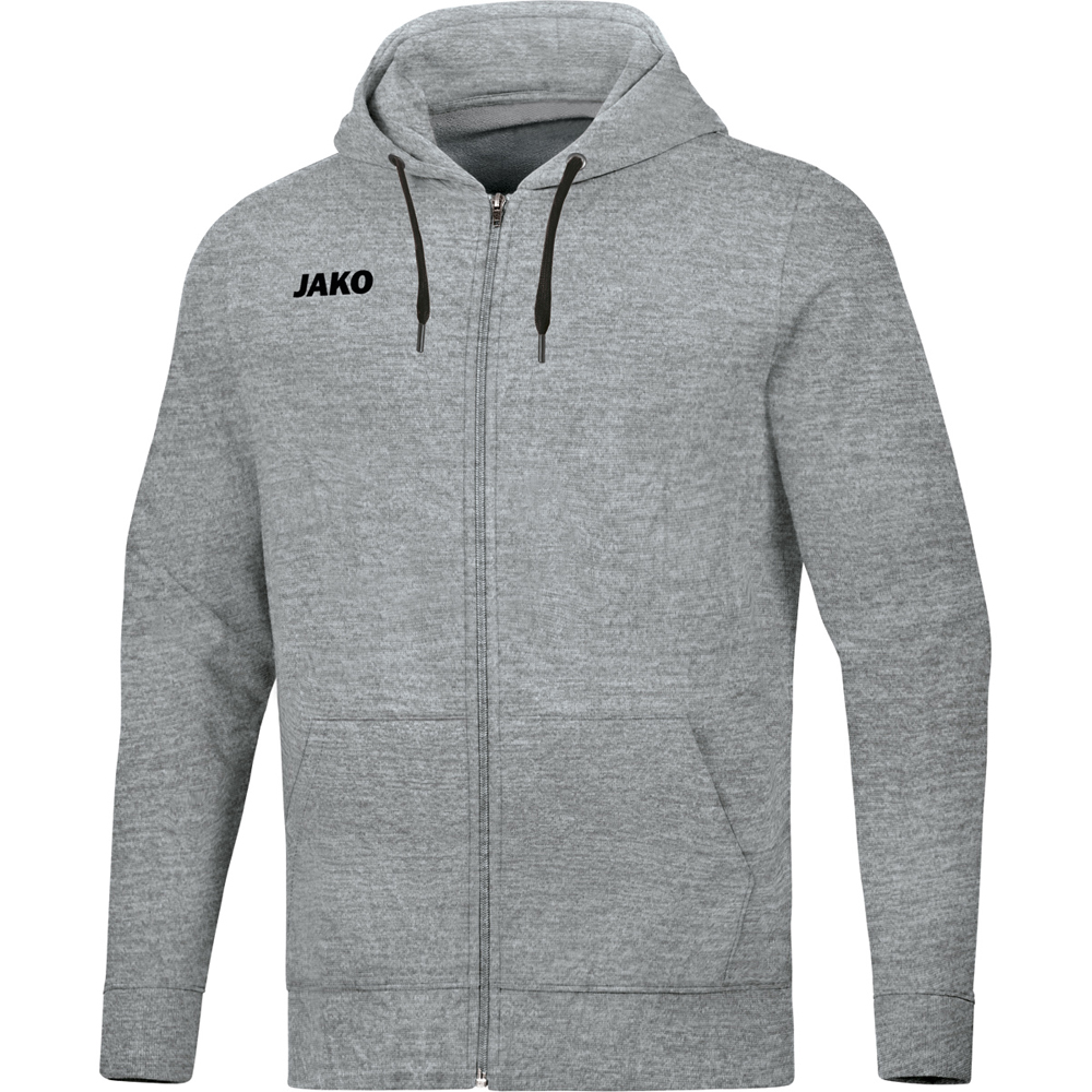 Jako Kinder Kapuzenjacke Base grau