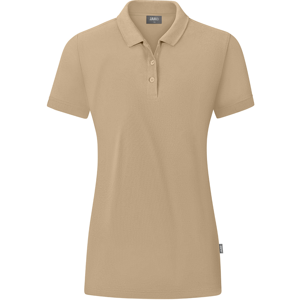 Jako Damen Polo Organic beige