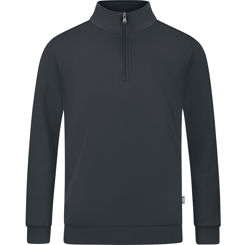 Jako Herren Ziptop Organic grau