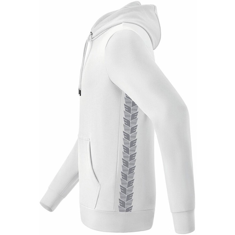 Erima Kinder Kapuzensweat Essential Team weiß-grau