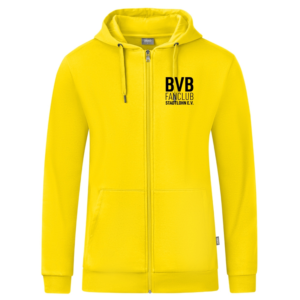 BVB Fanclub Damen Kapuzenjacke Organic