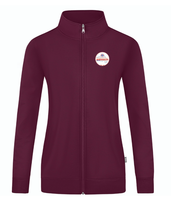 FC Bayern Fanclub Hohenholte Sweatjacke Doubletex Damen maroon