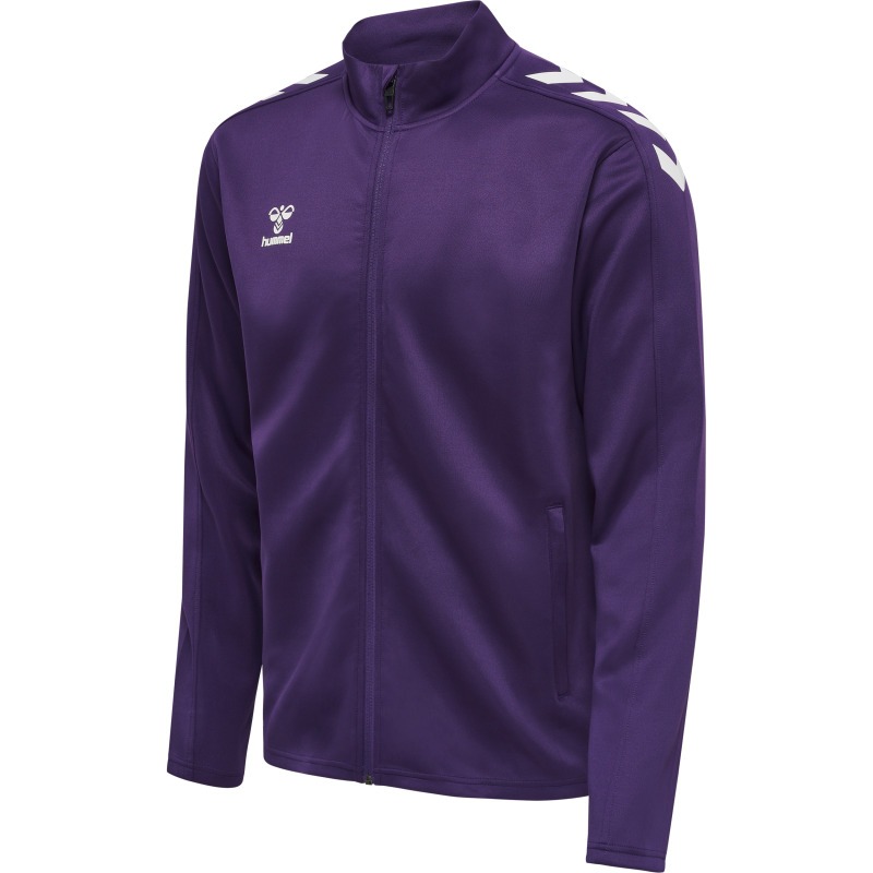 Hummel Hmlcore XK Poly Zip Sweat acai/white