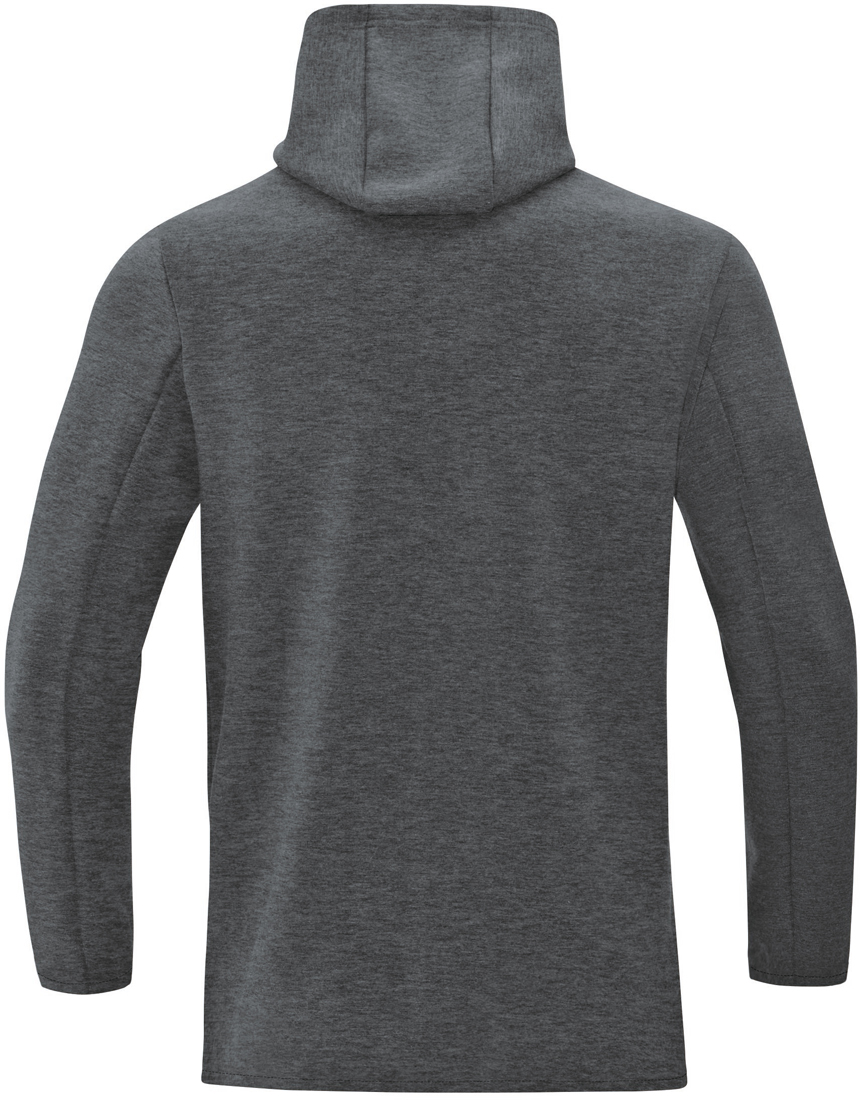 Jako Premium Basics Kapuzenjacke anthrazit meliert
