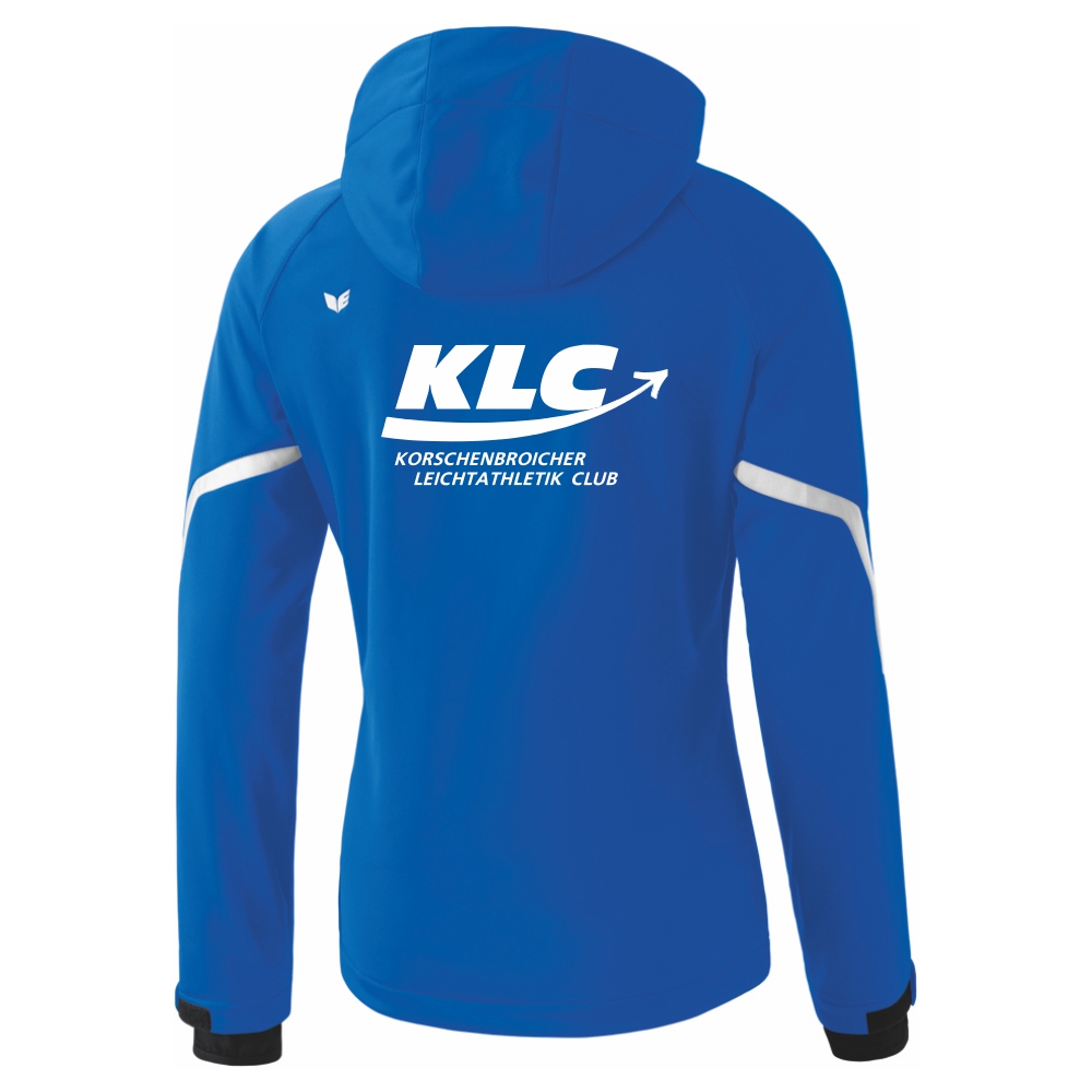 Korschenbroicher Leichtathletik Club Softshelljacke Function blau-silber