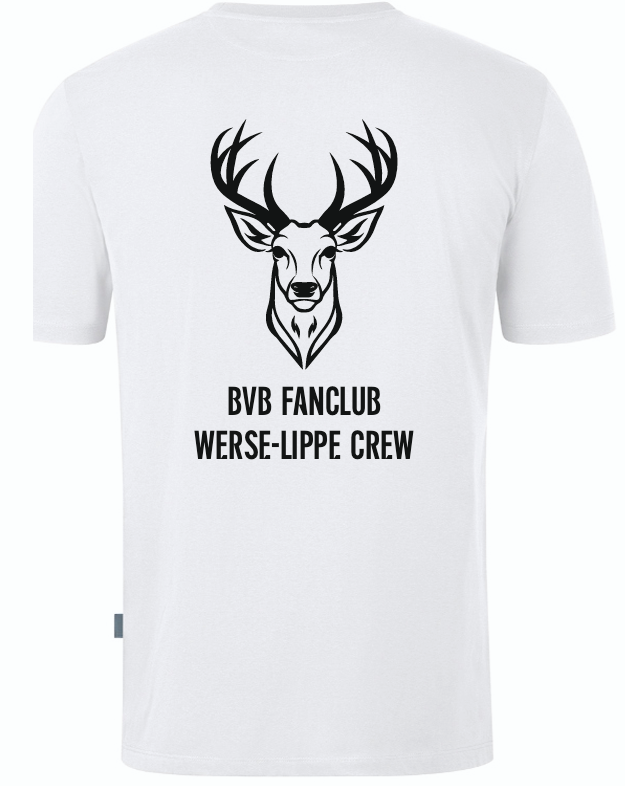 Werse Lippe Crew T-Shirt Doubletex weiß