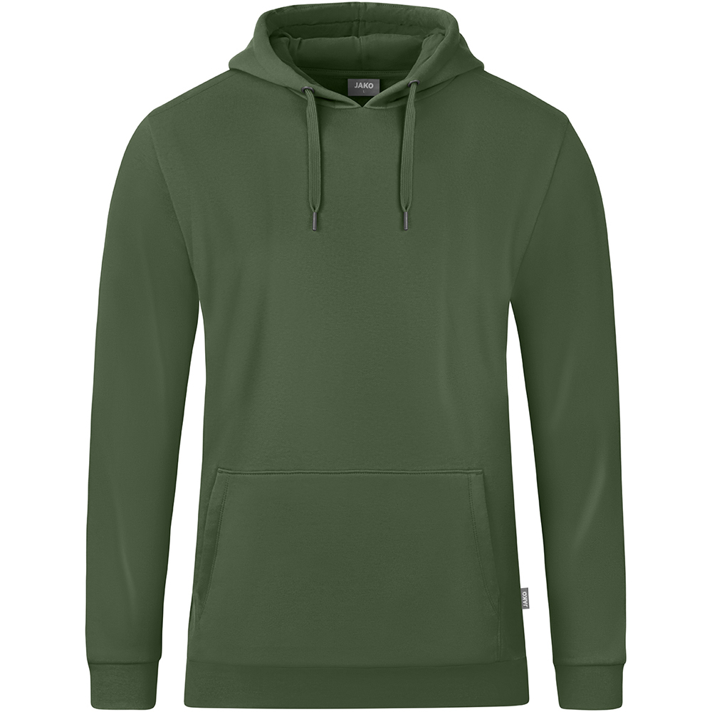 Jako Herren Kapuzensweat Organic grün