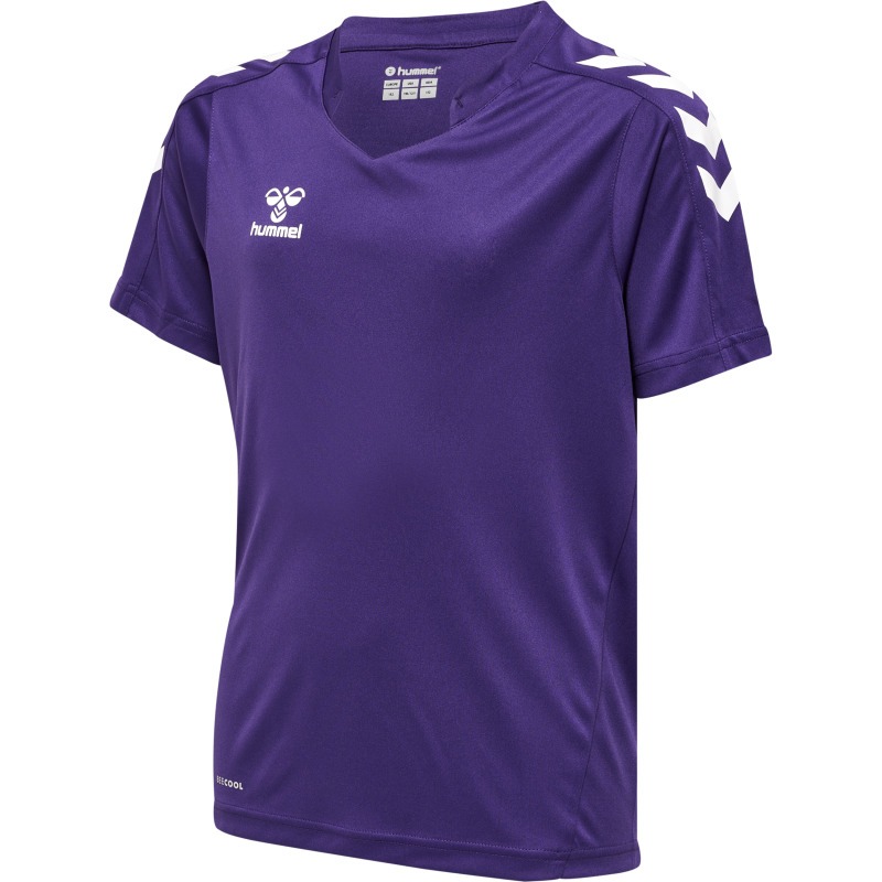 Hummel Hmlcore XK Poly Jersey S/S Kids acai/white