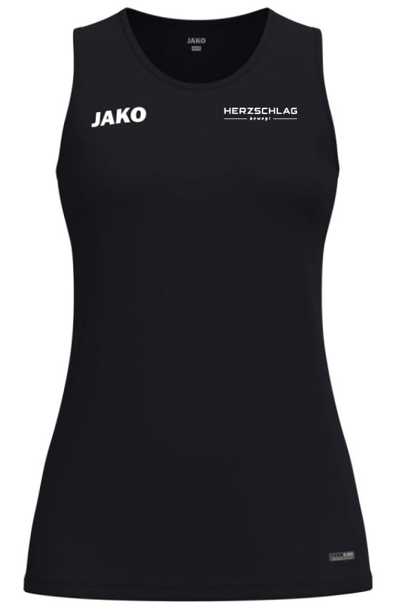 Herzschlag bewegt Tanktop One schwarz Damen