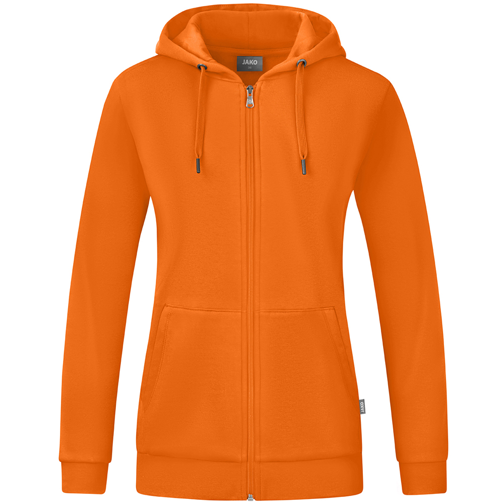 Jako Damen Kapuzenjacke Organic orange