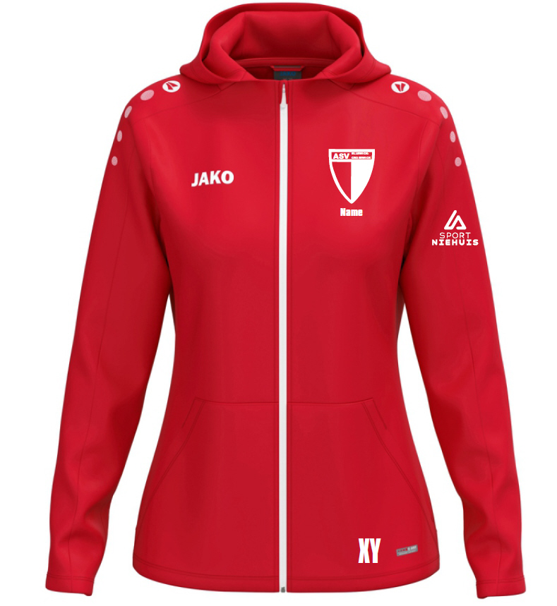 ASV Ellewick Kapuzenjacke One rot Damen