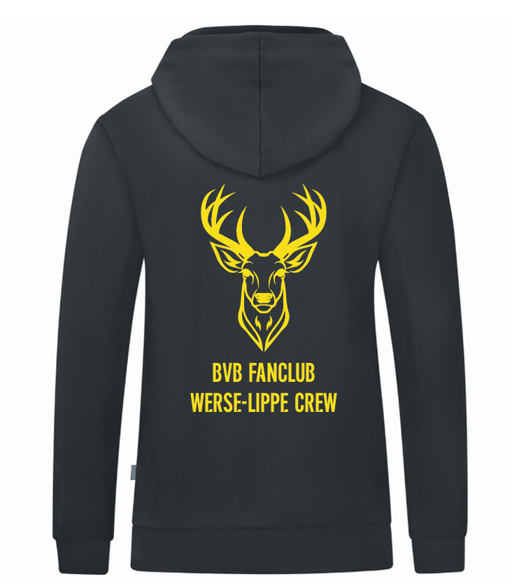 Werse Lippe Crew Kapuzenjacke Organic grau