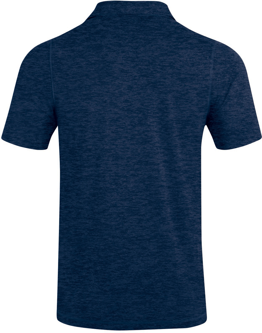 Jako Premium Basics Polo marine meliert