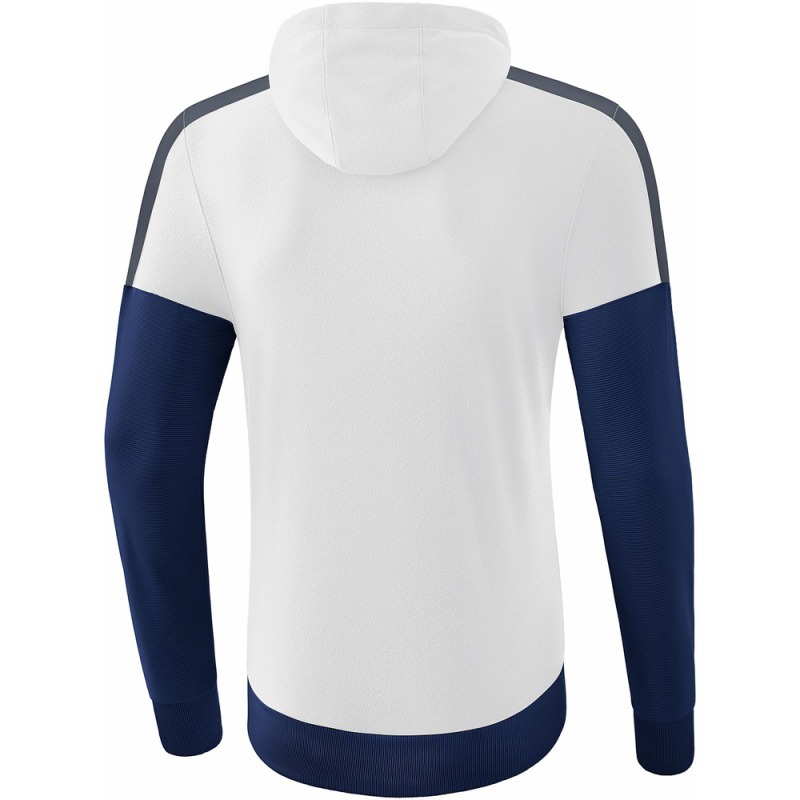 Erima Kinder Hoodie Squad weiß-blau-grau