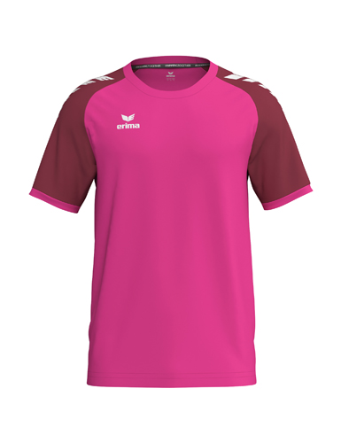 Erima WINGS Trikot Kurzarm Herren pink glo/bordeaux