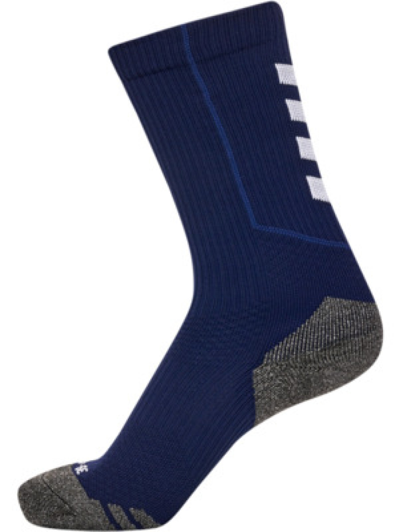 Hummel hmlPRO TRAINING SOCKS LOW marine/white