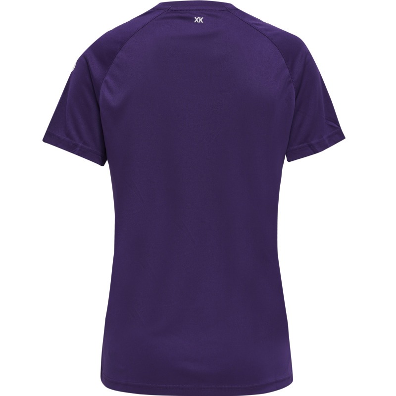 Hummel Hmlcore XK Core Poly Tee  S/S Woman acai/white