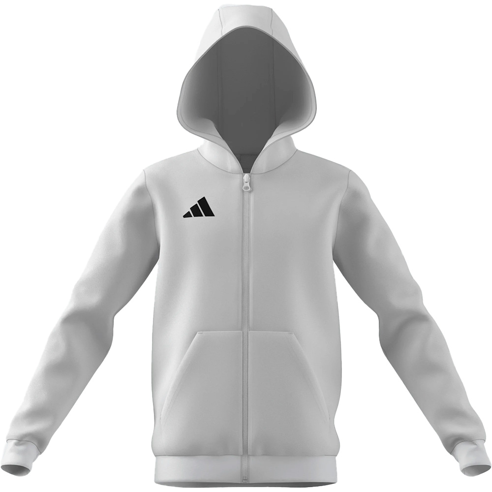 Adidas Entrada 26 Kapuzenjacke Kids Weiß