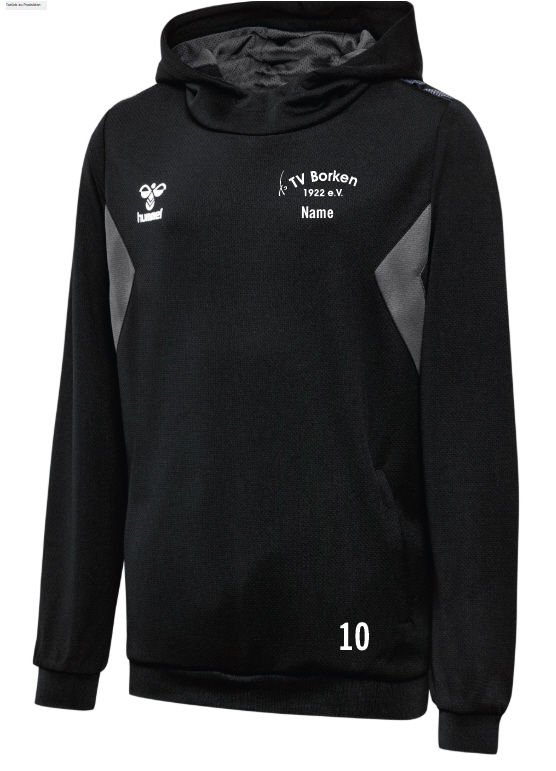TV Borken Polyester Hoodie schwarz