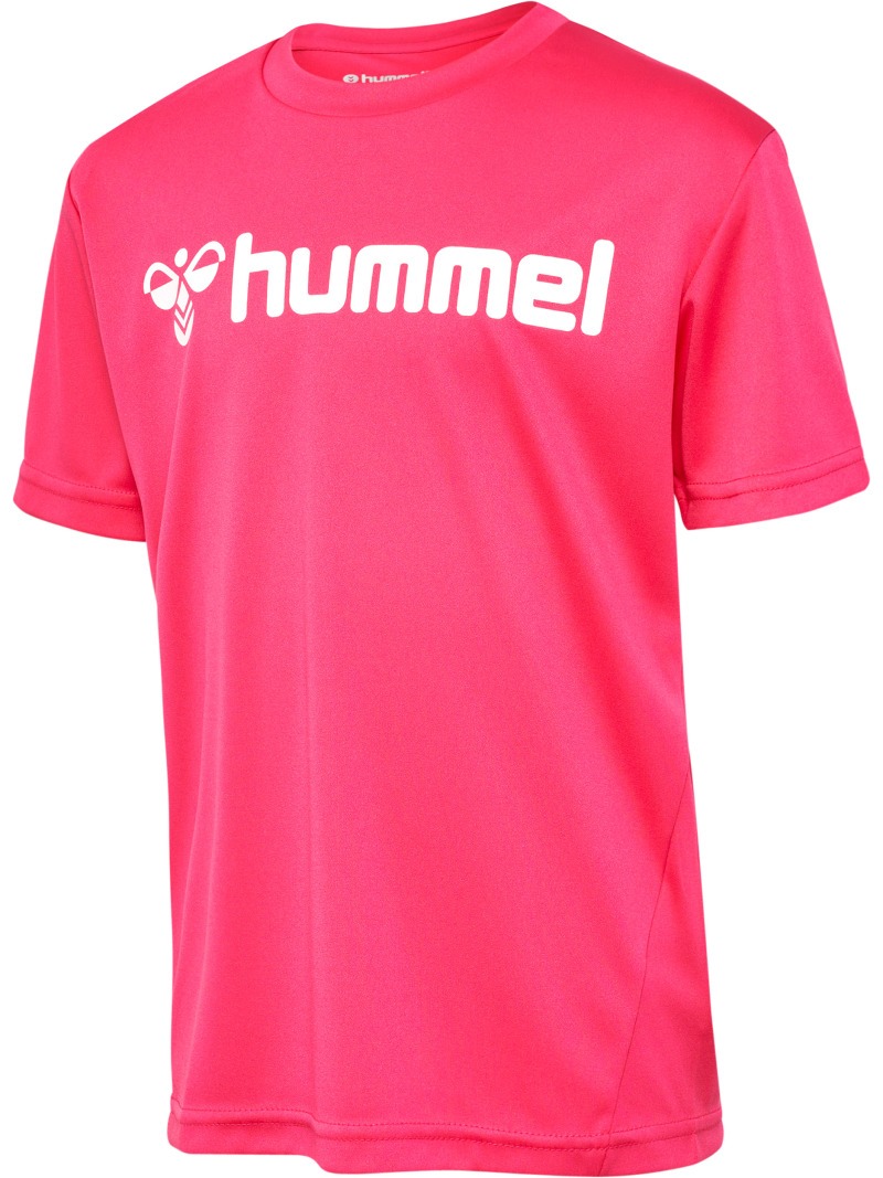 Hummel Hmllogo Jersey S/S Kids raspberry sorbet