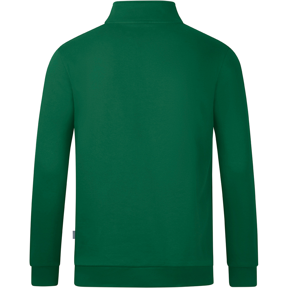 Jako Herren Ziptop Organic grün