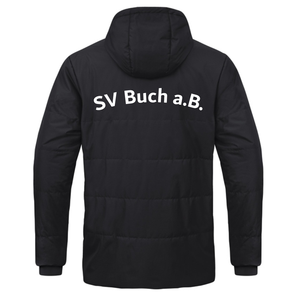 SV Buch a.B. Jako Kinder Coachjacke Team mit Kapuze schwarz