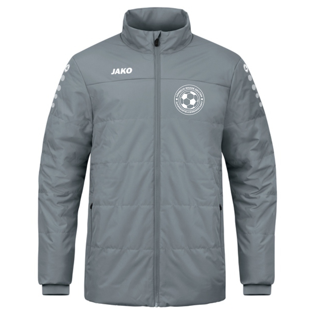 JSG Lembeck Rhade Deuten Kinder Coachjacke Team steingrau