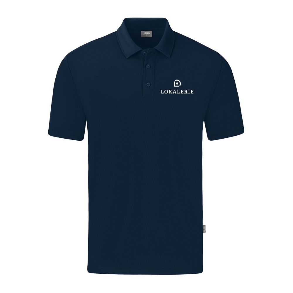 Lokalerie Polo blau Organic