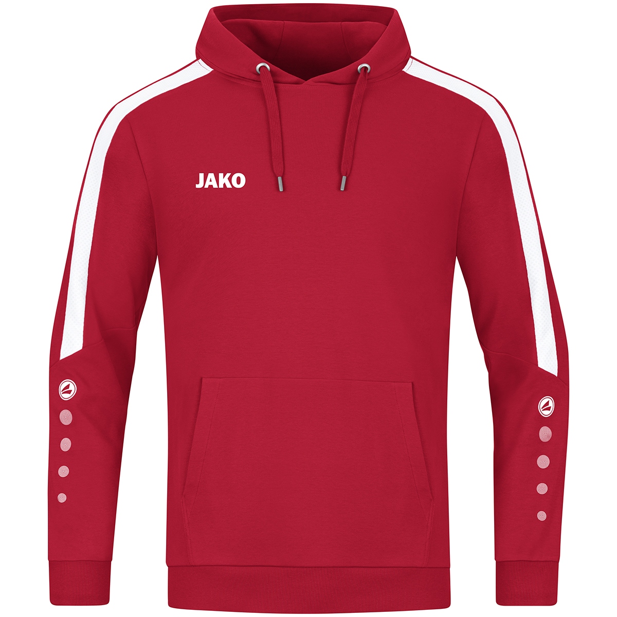 Jako Damen Kapuzensweat Power rot