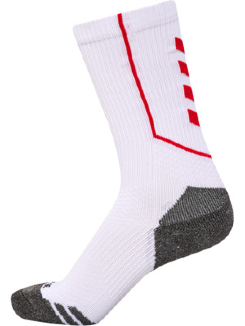 Hummel hmlPRO TRAINING SOCKS LOW white/true red