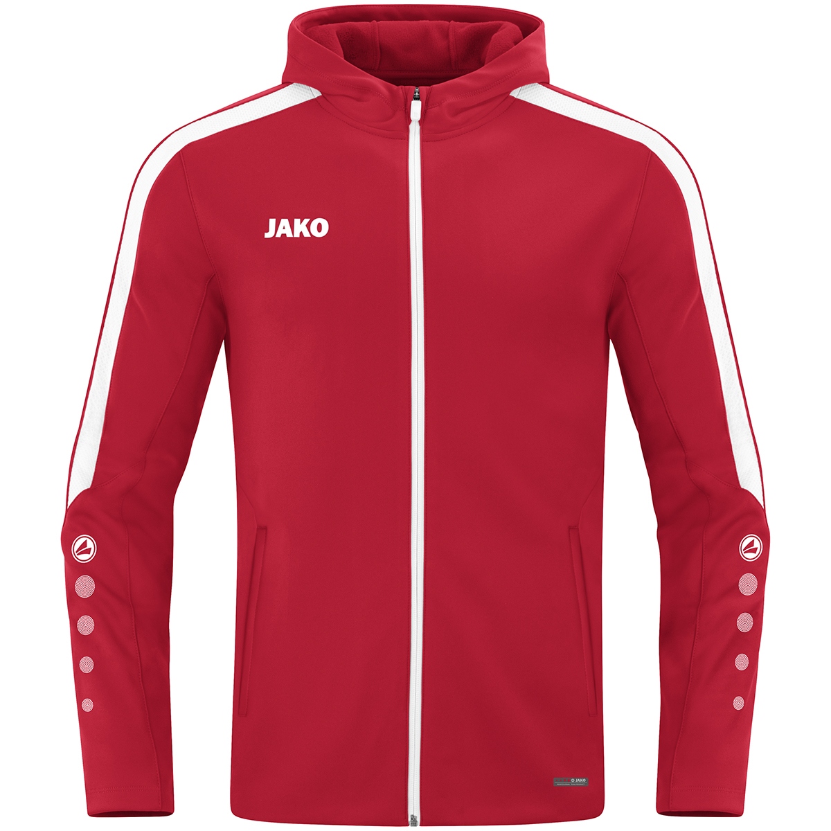Jako Damen Kapuzenjacke Power rot