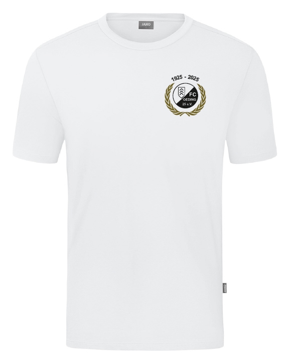FC Oeding T-Shirt Jako Organic weiß Jubiläumskollektion