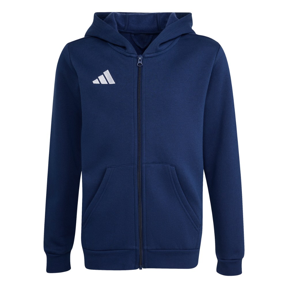 Adidas Entrada 26 Kapuzenjacke Kids Dunkelblau