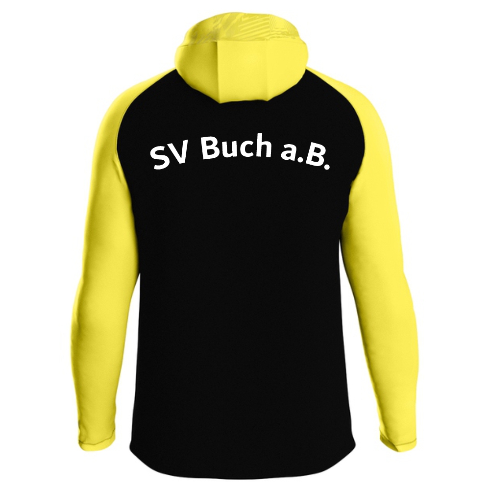 SV Buch a.B. Jako Damen Kapuzenjacke Iconic schwarz/soft yellow
