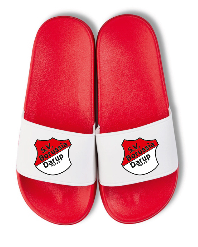 SV Borussia Darup Badelatsche rot weiß