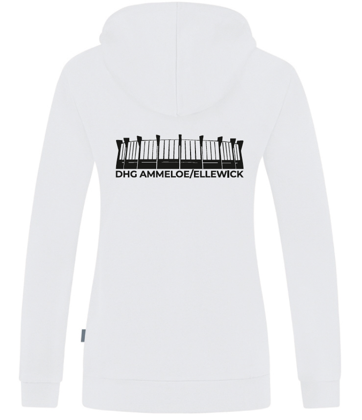 DHG Ammeloe Ellewick Organic Kapuzenjacke weiß Damen