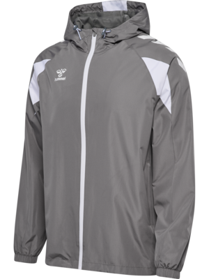 Hummel hmlCORE 2.0 Allwetterjacke steel gray/weiß