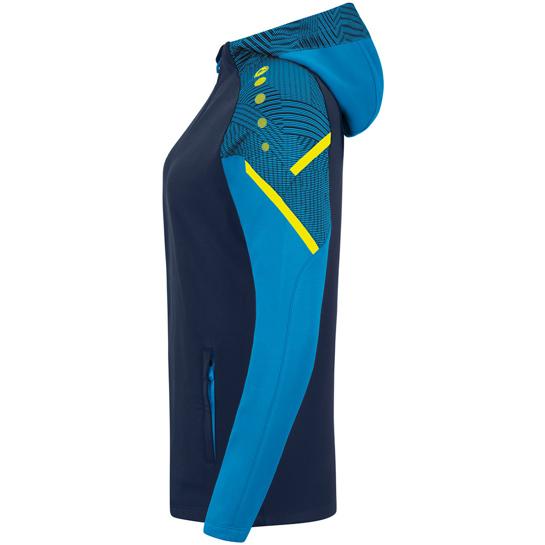 Jako Damen Kapuzenjacke Performance blau