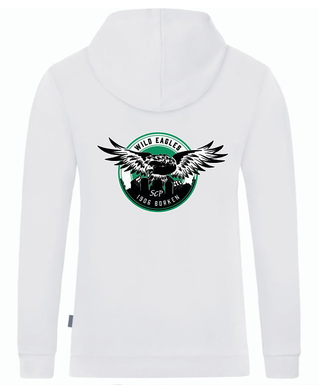 Wild Eagles Borken Kapuzensweat Organic weiß